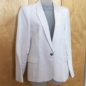 🇫🇷Zadig & Voltaire blush linen/cot blazer 40/L